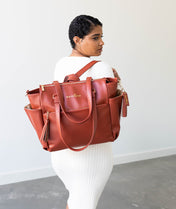 Gemini Convertible Backpack - Terracotta