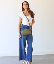 Rosette Crossbody - Olive - [OUTLET RETIRED FINAL SALE]