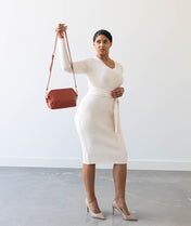 Rosette Crossbody - Terracotta