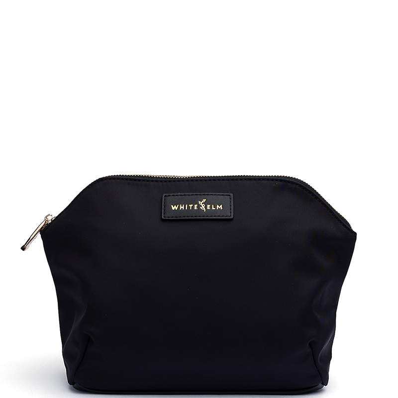 WhiteElm_LyraCosmeticBag_BlackNylon_Front.png