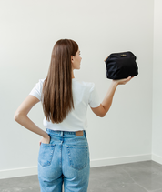 Lyra Cosmetic Bag - Black Nylon