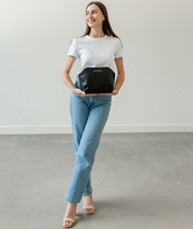 Lyra Cosmetic Bag - Black