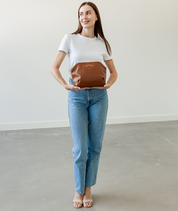 Lyra Cosmetic Bag - Caramel