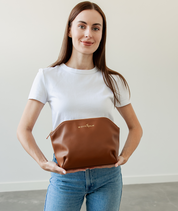 Lyra Cosmetic Bag - Caramel