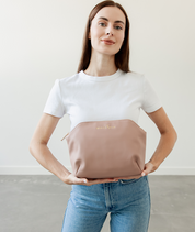 Lyra Cosmetic Bag - Dusty Rose