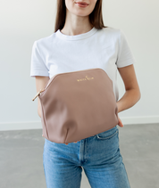 Lyra Cosmetic Bag - Dusty Rose