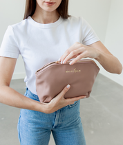 Lyra Cosmetic Bag - Dusty Rose