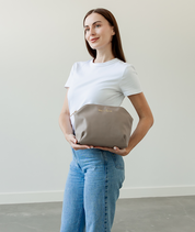 Lyra Cosmetic Bag - Taupe