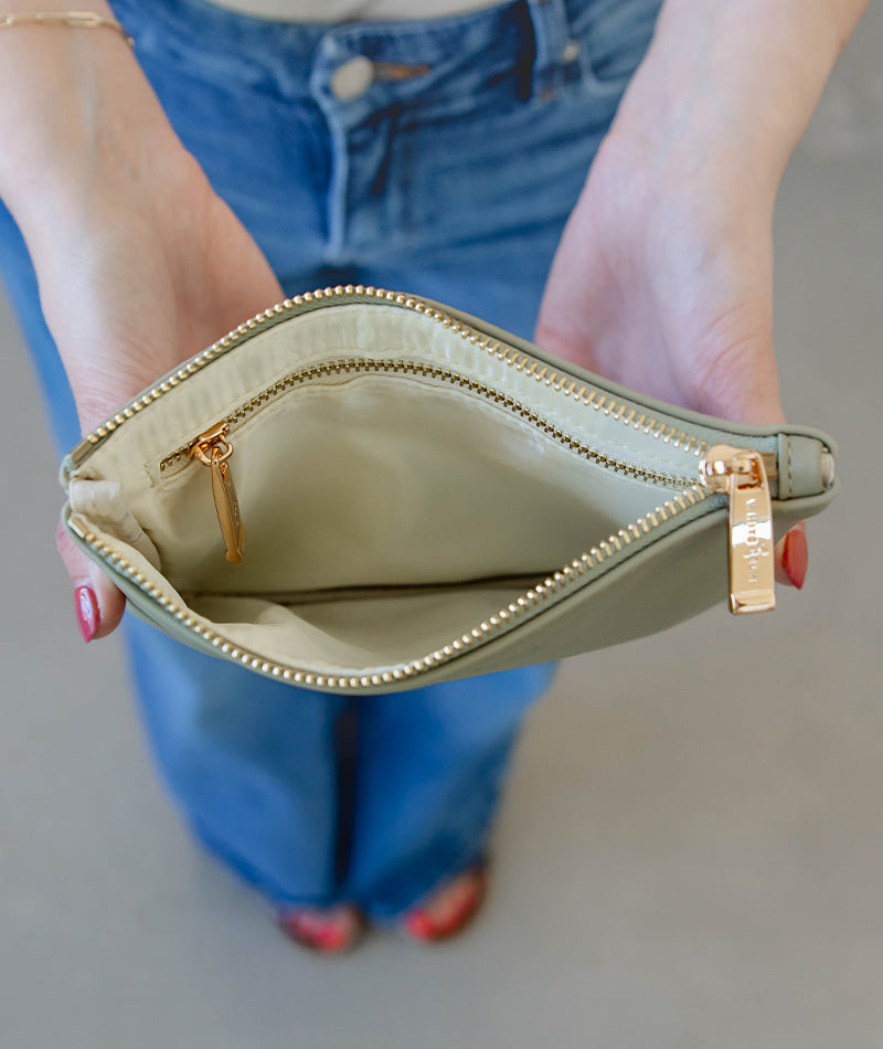 Maia Cosmetic Bag - Sage Green