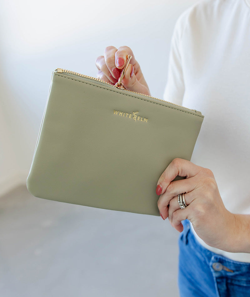 Maia Cosmetic Bag - Sage Green