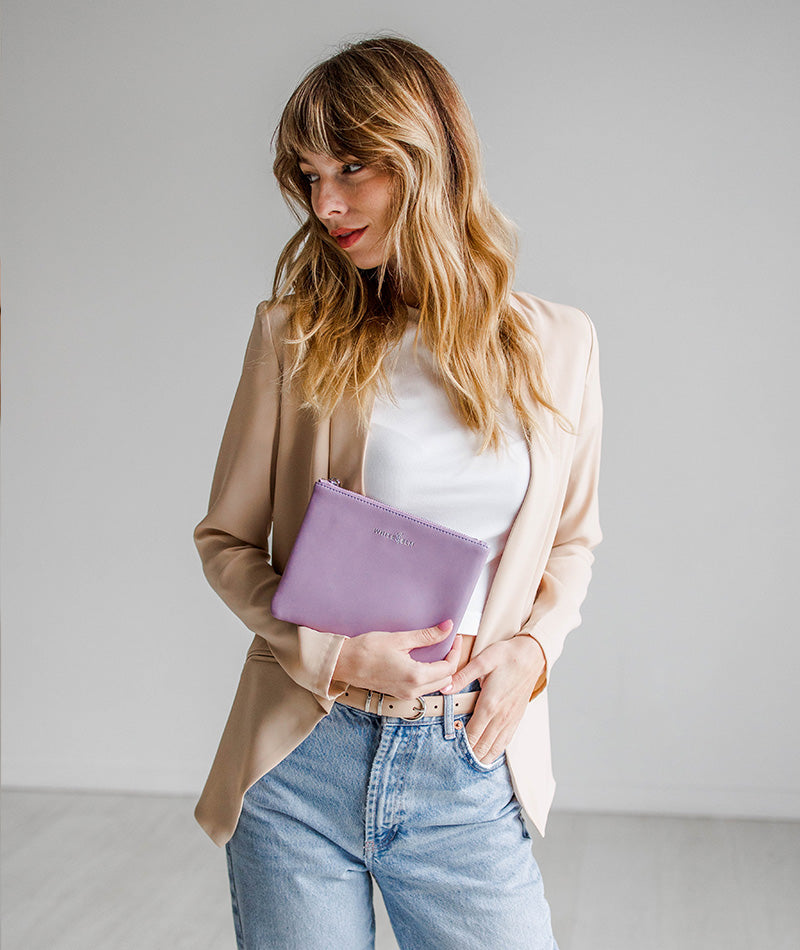 Maia Cosmetic Bag - Heather Purple