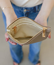 Maia Cosmetic Bag - Taupe