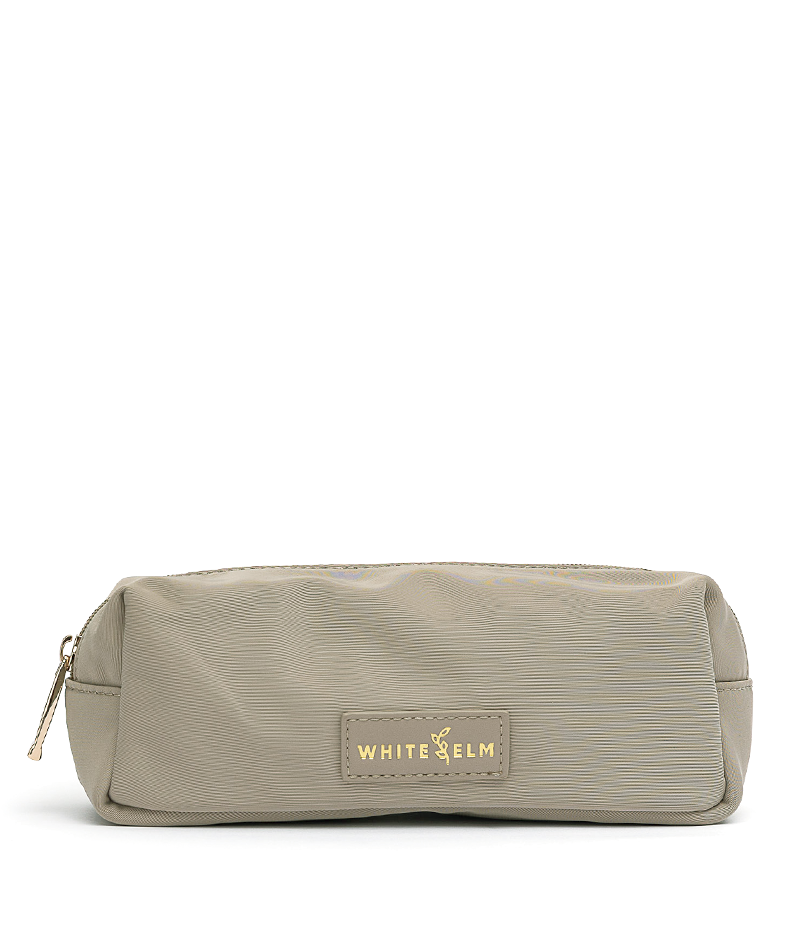 Penny Pencil Pouch - Taupe Nylon