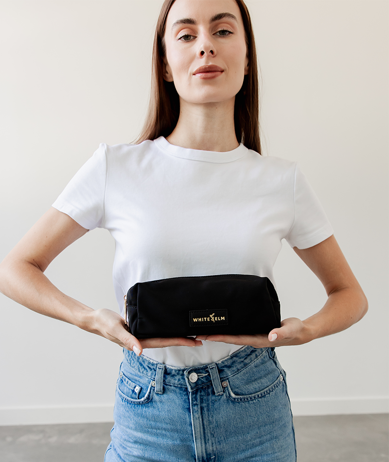 Penny Pencil Pouch - Black Nylon