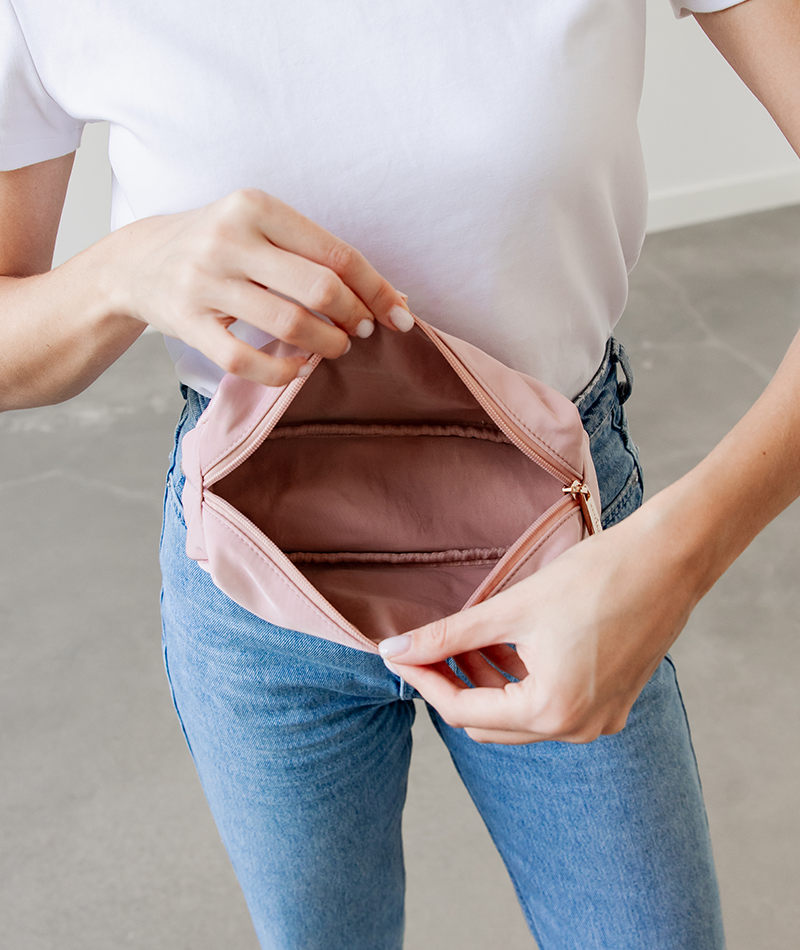 Penny Pencil Pouch - Dusty Rose Nylon