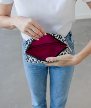 Penny Pencil Pouch - Leopard Nylon