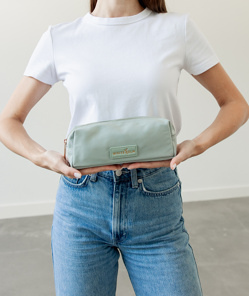 Penny Pencil Pouch - Mint Nylon