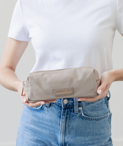 Penny Pencil Pouch - Taupe Nylon