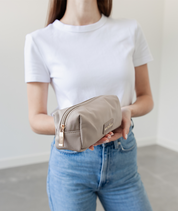 Penny Pencil Pouch - Taupe Nylon