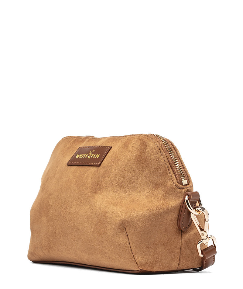 Rosette Crossbody - Honey Vegan Suede