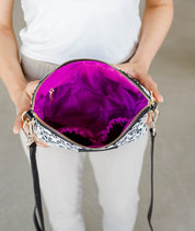 Rosette Crossbody - Leopard Nylon