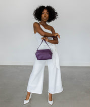 Rosette Crossbody - Plum