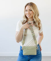 Skye Sling Bag - Sage Green