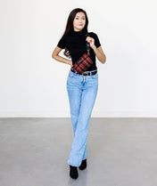 Skye Sling Bag - Tartan Rouge Wool