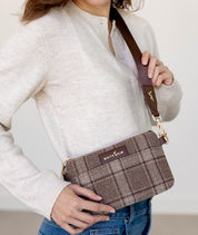 Skye Sling Bag - Uptown Check Wool  - [OUTLET FINAL SALE]