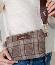Skye Sling Bag - Uptown Check Wool  - [OUTLET FINAL SALE]