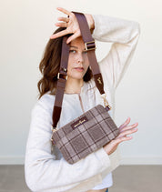 Skye Sling Bag - Uptown Check Wool  - [OUTLET FINAL SALE]