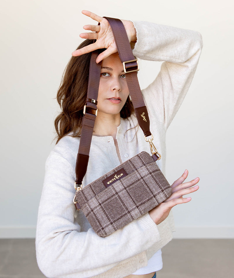 Skye Sling Bag - Uptown Check Wool