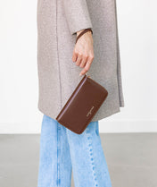 Vera Wallet - Mahogany Brown