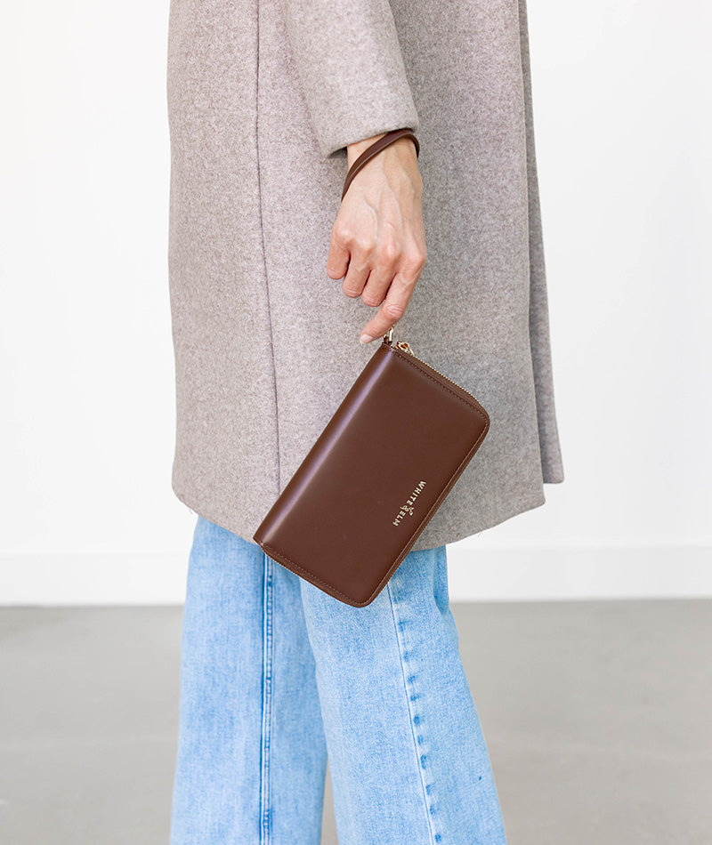 Vera Wallet - Mahogany Brown
