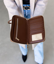 Vera Wallet - Mahogany Brown