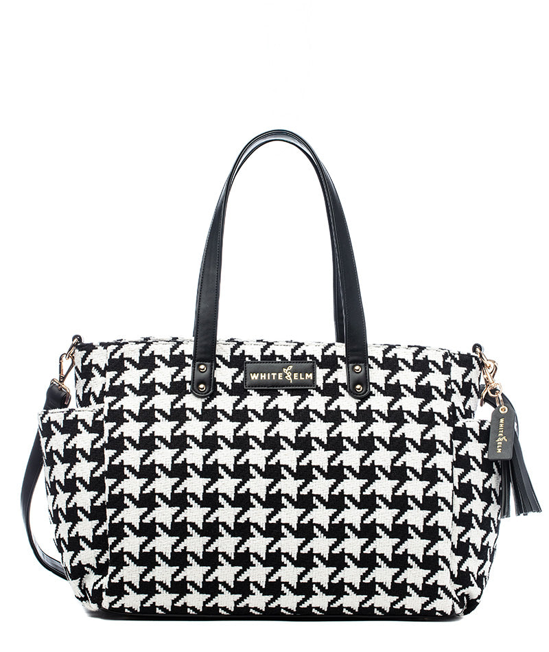 Aquila Tote Bag - Houndstooth - [OUTLET RETIRED FINAL SALE]
