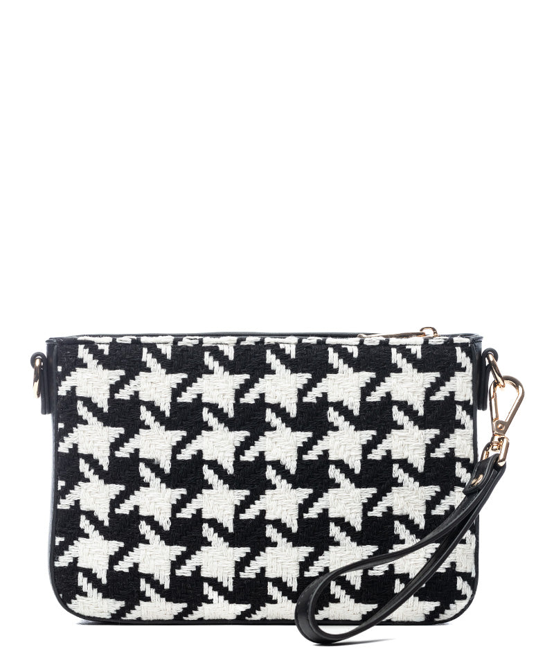 Ara Convertible Crossbody Clutch - Houndstooth - [OUTLET RETIRED FINAL SALE]