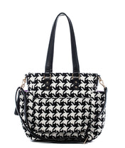 Carina Tote Bag - Houndstooth - [OUTLET RETIRED FINAL SALE]
