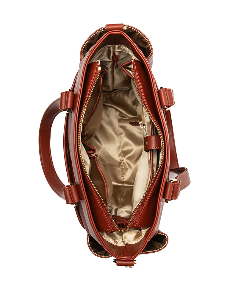 Carina Tote Bag - Terracotta