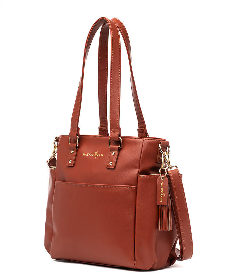 Carina Tote Bag - Terracotta