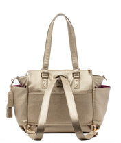 Gemini Mini Convertible Backpack - Gold Sparkle
