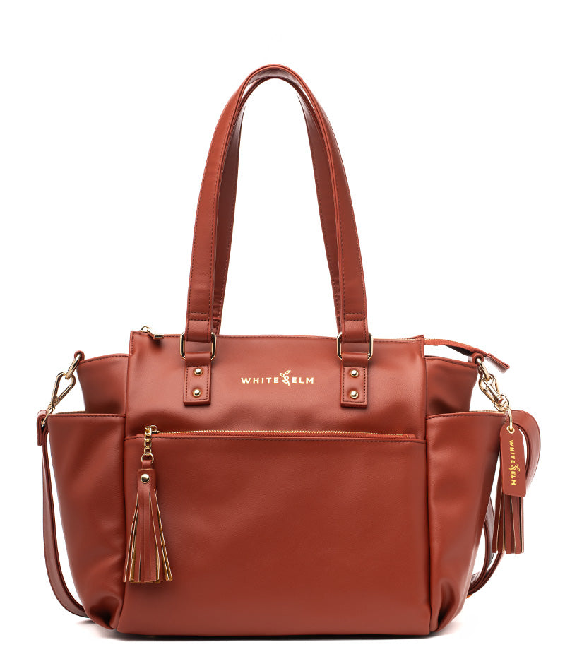 小物 belgattomi Gemini Mini Convertible Backpack Tote - Terracotta | White Elm Bags