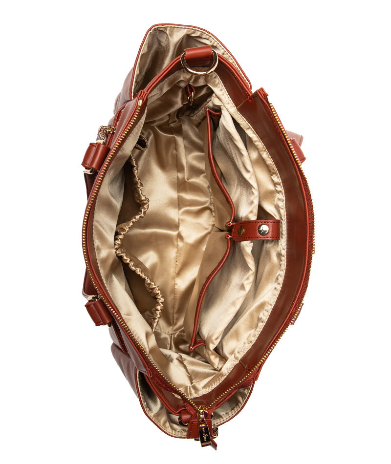 Gemini Mini Convertible Backpack Tote - Terracotta | White Elm Bags