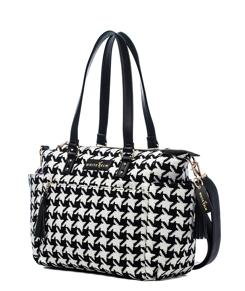 Gemini Convertible Backpack - Houndstooth