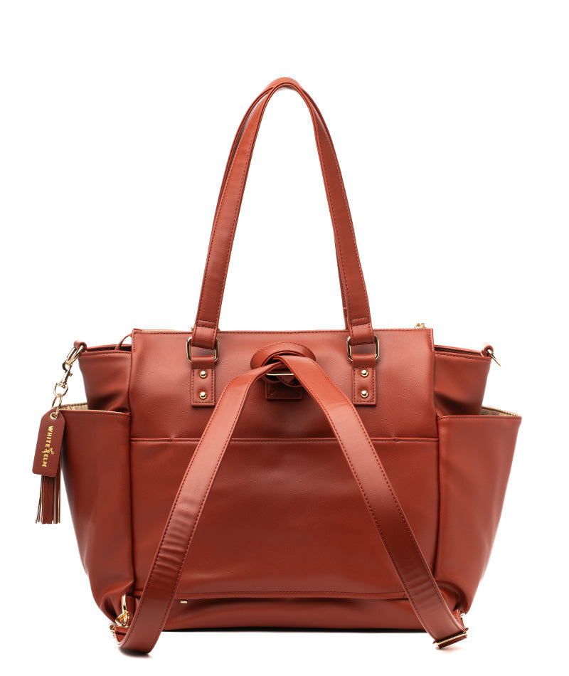 Gemini Convertible Backpack - Terracotta
