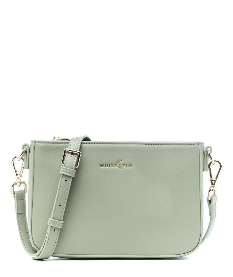 Ara Convertible Crossbody Clutch - Sage Green