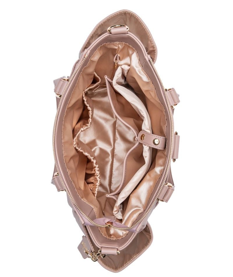 Gemini Mini Convertible Backpack - Dusty Rose Charming Bag byWhite Elm