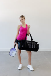 Carmen Mesh Tote - Black