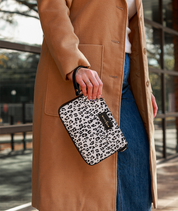 Ara Convertible Crossbody Clutch - Leopard Nylon