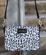 Ara Convertible Crossbody Clutch - Leopard Nylon